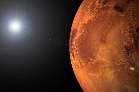 Марс, Солнце, аспекты